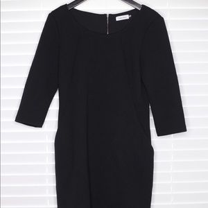 Calvin Klein sweater dress pockets 3/4 sleeve | 10